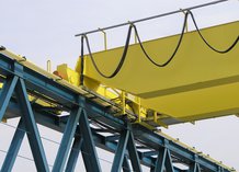 2 Process-Overhead Cranes in a concrete factory